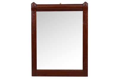 Lot 120 - A Victorian mahogany-framed mirror