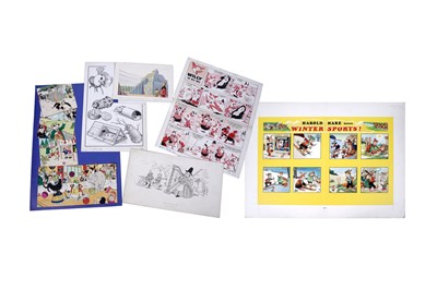 Lot 291 - Comics artwork by Peter Coolcock, Harold Hare artwork by Hugh McNeill, and others