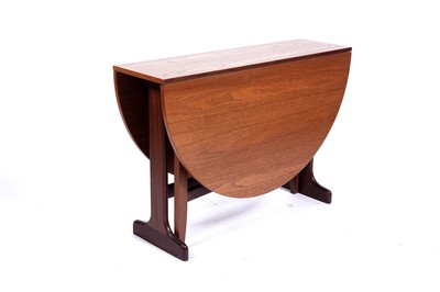 Lot 2 - G Plan: a ‘Fresco’ oval drop leaf dining table; and a hi-fi cabinet