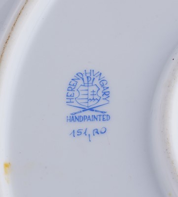Lot 470 - An extensive Herend 'Rothschild Bird' pattern service