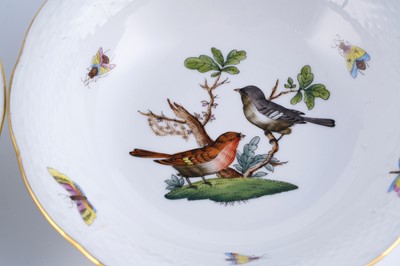 Lot 470 - An extensive Herend 'Rothschild Bird' pattern service