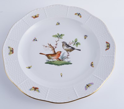 Lot 470 - An extensive Herend 'Rothschild Bird' pattern service