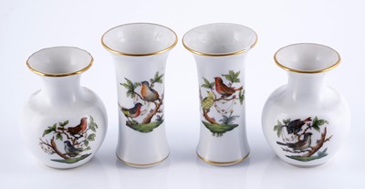 Lot 470 - An extensive Herend 'Rothschild Bird' pattern service
