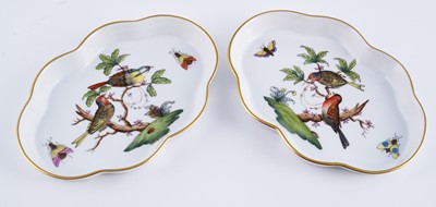 Lot 470 - An extensive Herend 'Rothschild Bird' pattern service
