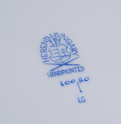 Lot 470 - An extensive Herend 'Rothschild Bird' pattern service