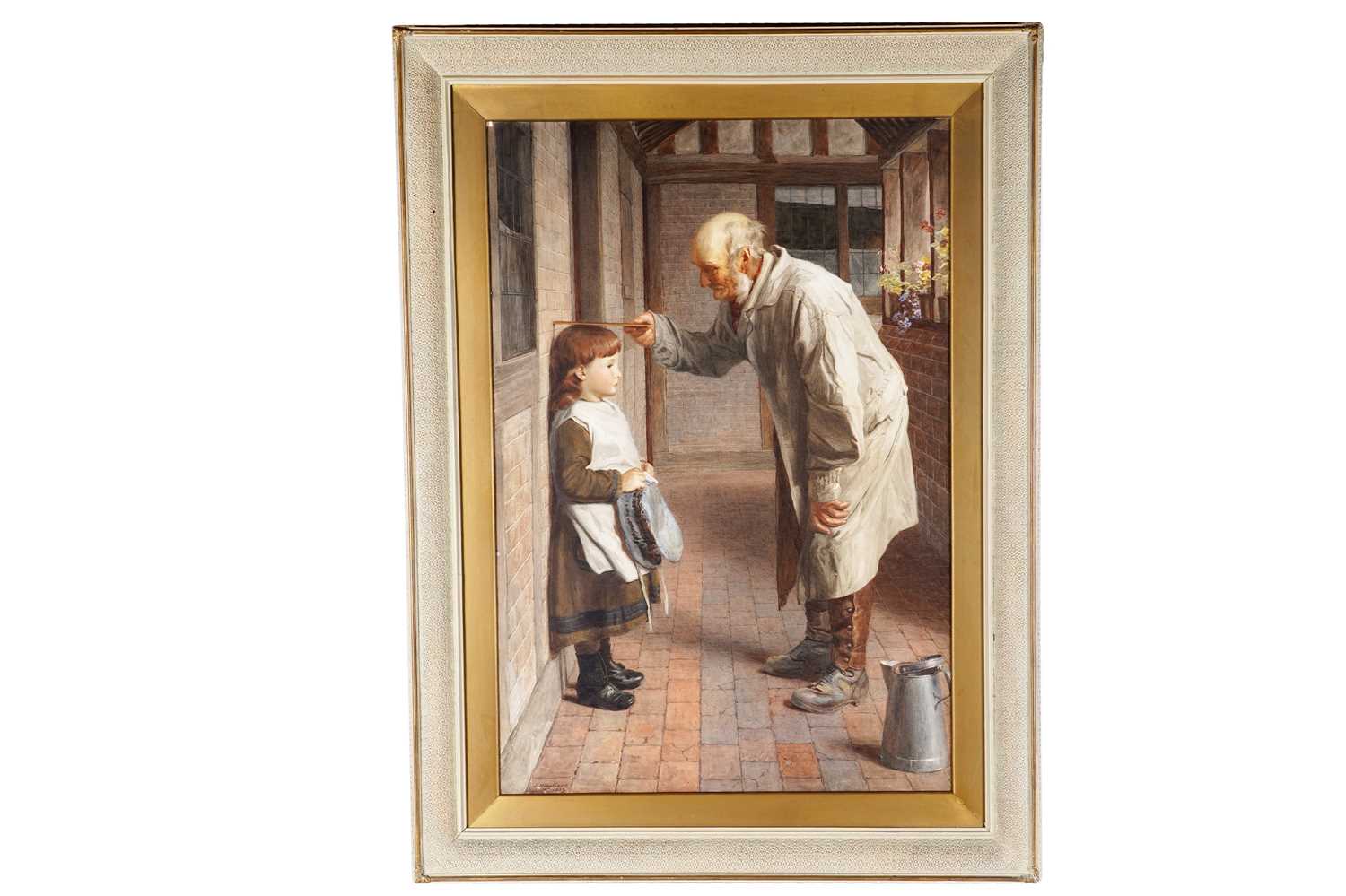 Lot 229 - James Hayllar - Three Feet in her Boots | watercolour