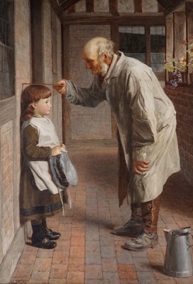 Lot 229 - James Hayllar - Three Feet in her Boots | watercolour