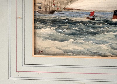 Lot 393 - 19th Century British School - Yacht racing | watercolour