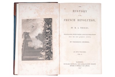Lot 161 - Thiers (M. A.), The History Of The French Revolution
