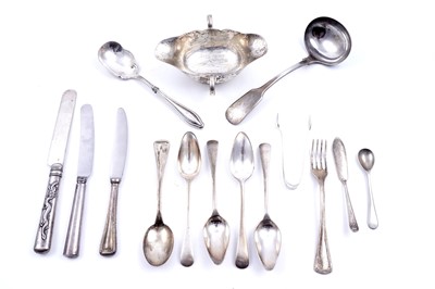 Lot 321 - Edwardian and later silver and electroplate