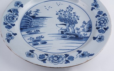 Lot 403 - Two delftware chargers