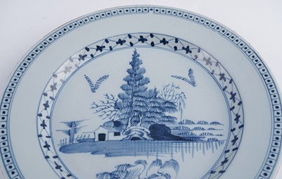 Lot 403 - Two delftware chargers