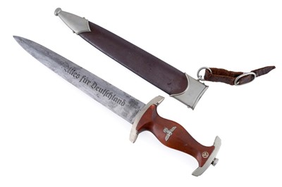 Lot 493 - A German WWII SA service dagger