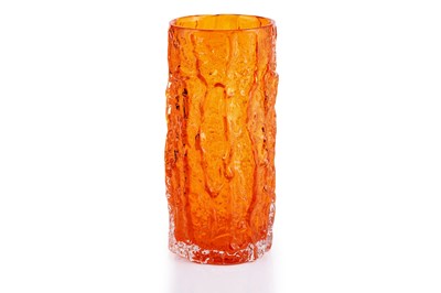 Lot 56 - A Whitefriars tangerine bark vase