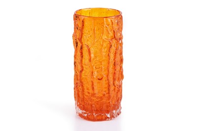 Lot 56 - A Whitefriars tangerine bark vase