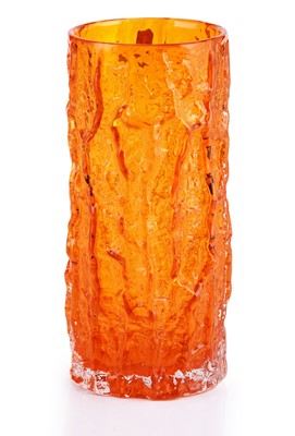 Lot 56 - A Whitefriars tangerine bark vase