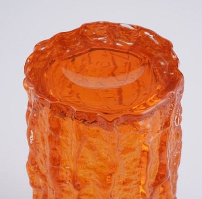 Lot 56 - A Whitefriars tangerine bark vase