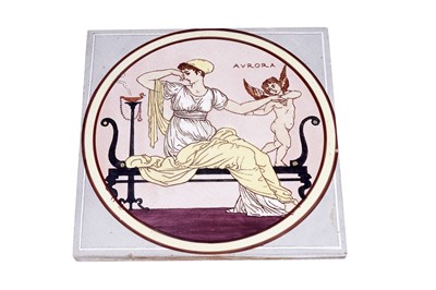 Lot 441 - Seven Maw & Co Walter Crane tiles