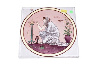 Lot 441 - Seven Maw & Co Walter Crane tiles