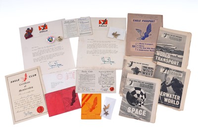 Lot 389 - Eagle Club ephemera