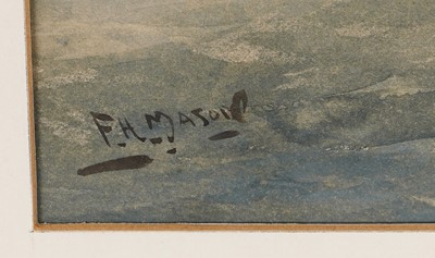 Lot 394 - Frank Henry Mason - "Off The Port" | watercolour
