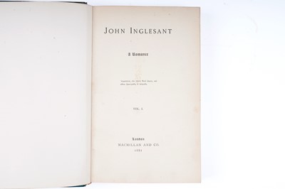 Lot 139 - Shorthouse (Joseph Henry), John Inglesant, 2 vols., first edition