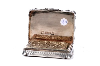 Lot 76 - A rare Victorian vinaigrette by Nathaniel Mills, Birmingham 1846