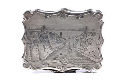 Lot 76 - A rare Victorian vinaigrette by Nathaniel Mills, Birmingham 1846