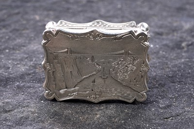 Lot 76 - A rare Victorian vinaigrette by Nathaniel Mills, Birmingham 1846