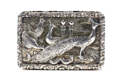Lot 99 - A William IV silvergilt vinaigrette by Nathaniel Mills, Birmingham 1831