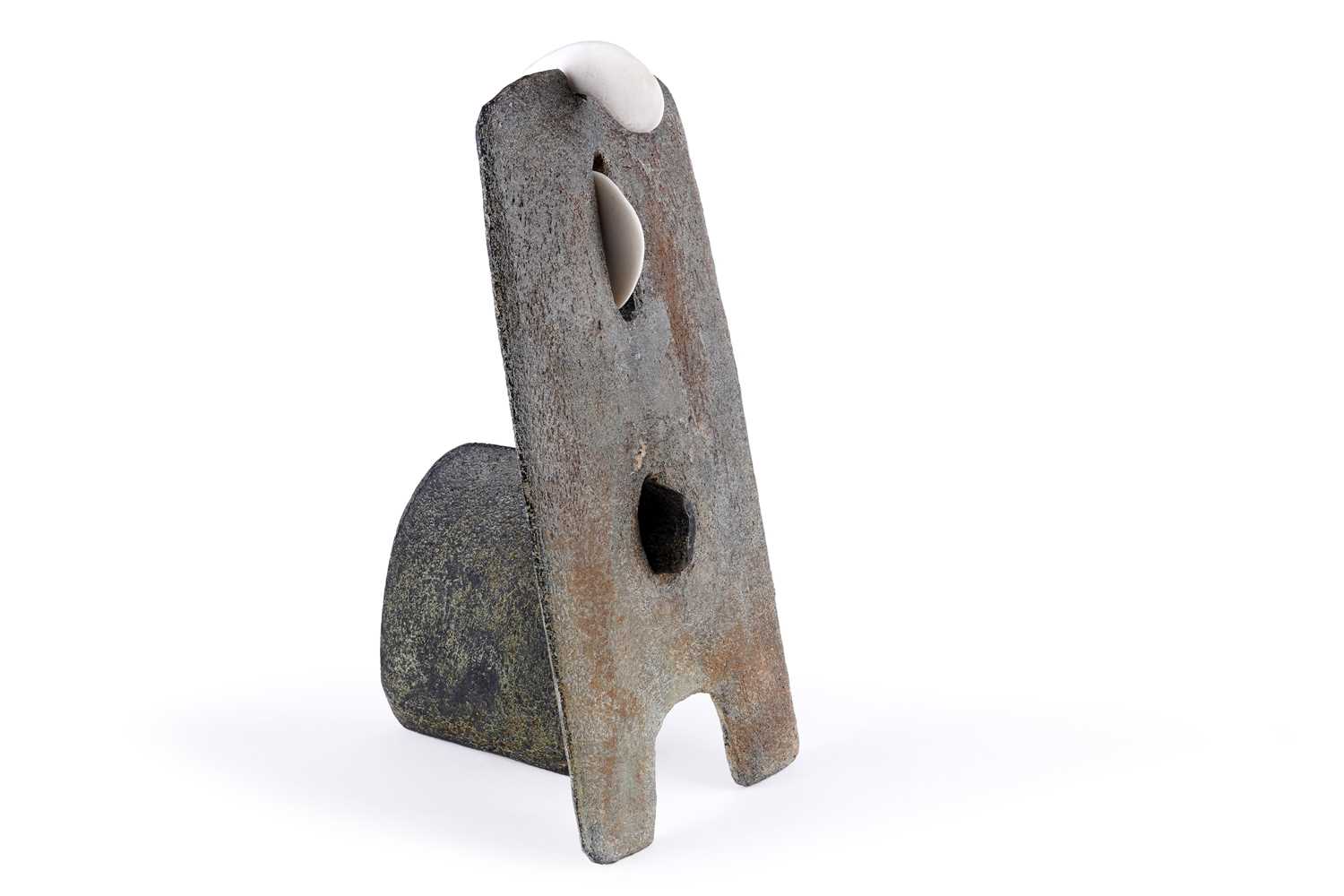 Lot 44 - A Peter Hayes three-piece ceramic sculpture