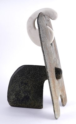 Lot 44 - A Peter Hayes three-piece ceramic sculpture