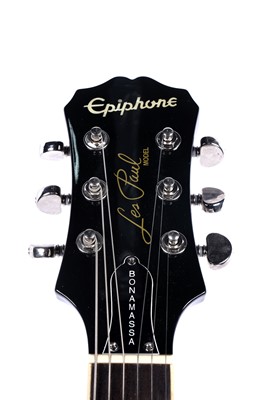 Lot 82 - A limited edition 2015 Epiphone Joe Bonamassa signature Les Paul