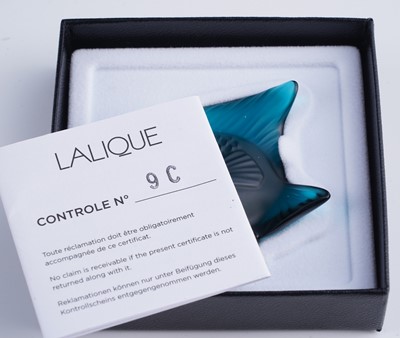 Lot 61 - Three Lalique 'Cachet Poisson'