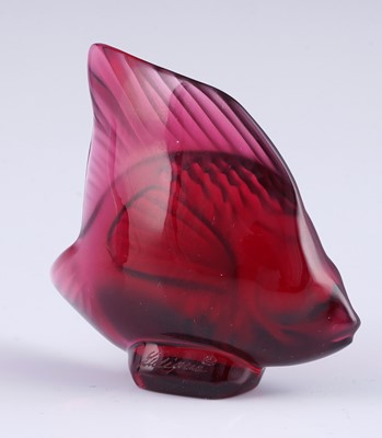 Lot 61 - Three Lalique 'Cachet Poisson'