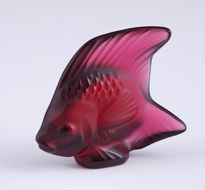 Lot 61 - Three Lalique 'Cachet Poisson'