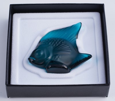 Lot 61 - Three Lalique 'Cachet Poisson'
