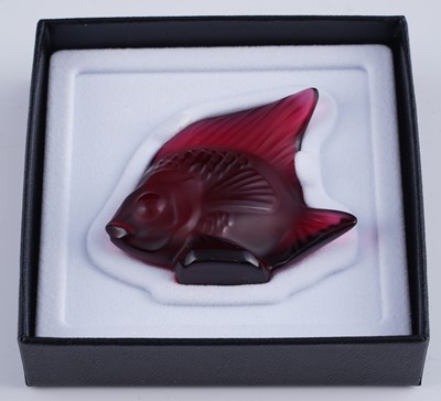 Lot 61 - Three Lalique 'Cachet Poisson'