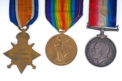 Lot 490 - A World War I medal trio