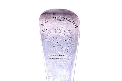 Lot 370 - A set of twelve George II Scottish silver tablespoons