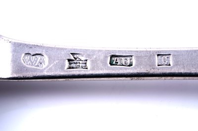Lot 370 - A set of twelve George II Scottish silver tablespoons