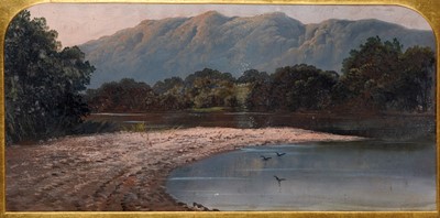Lot 313 - Attributed to Sir John Leslie - Loch Awe and Loch Katrine | oils