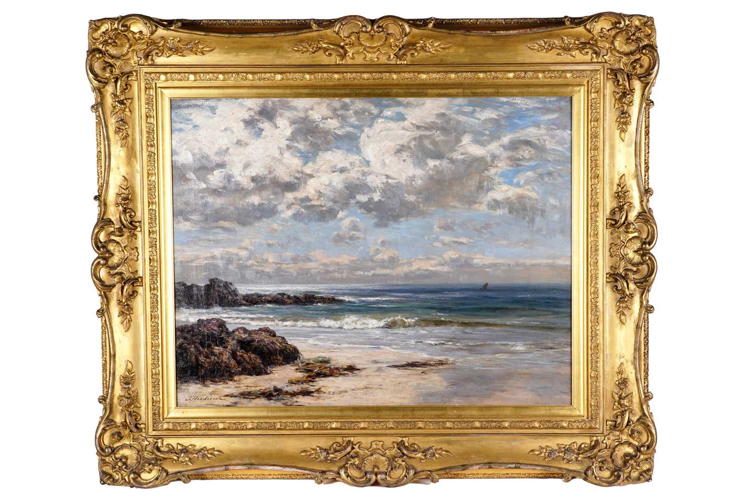 Lot 221 - Joseph Henderson- Summer Clouds | oil