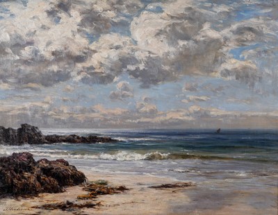 Lot 221 - Joseph Henderson- Summer Clouds | oil