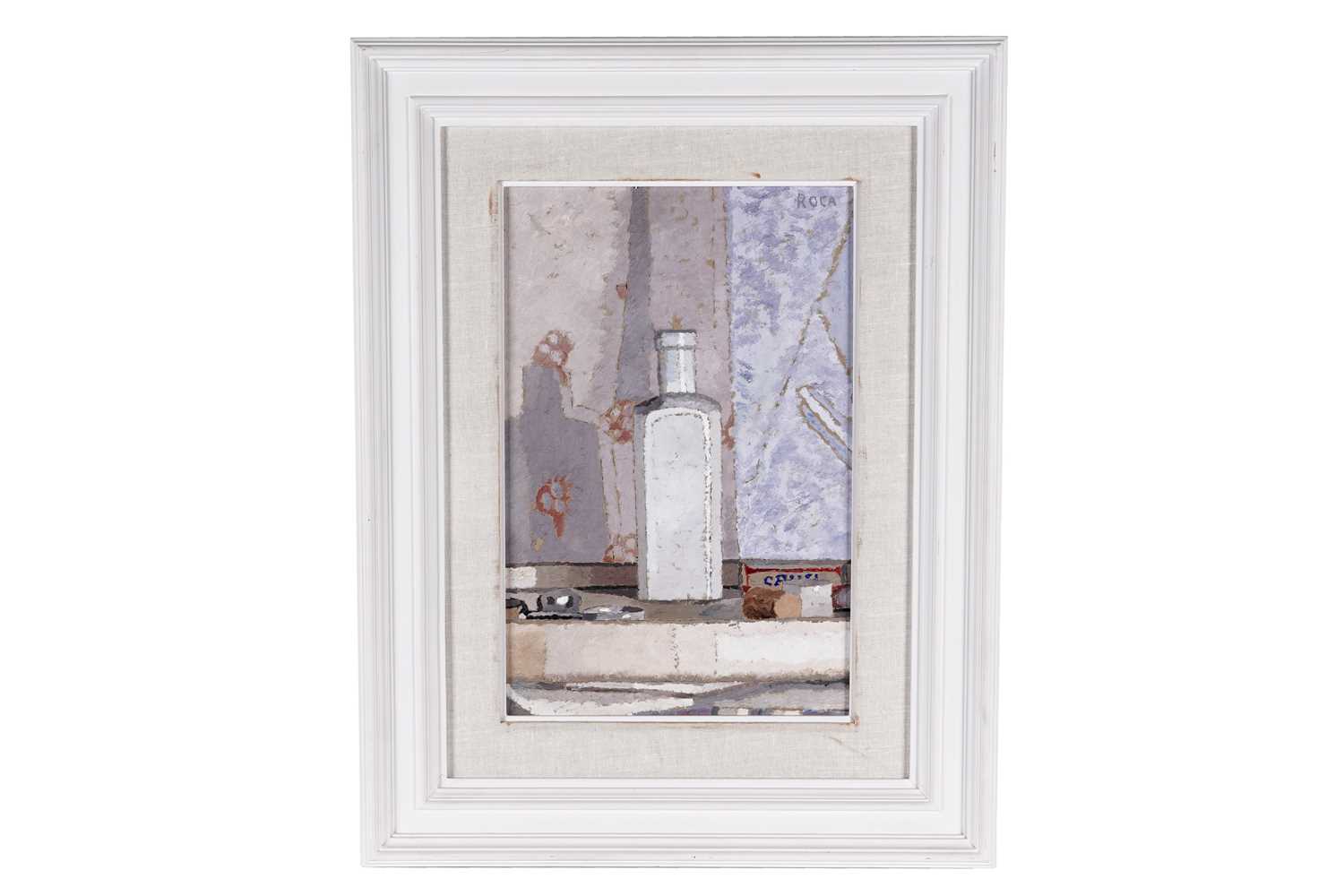 Lot 82 - Josep Roca-Sastre - Still life with a bottle | oil