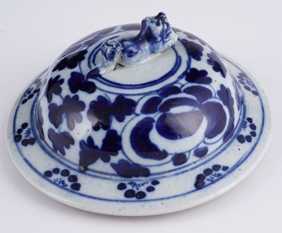 Lot 307 - A Chinese blue and white baluster jar and cover