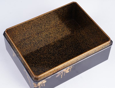 Lot 360 - Three small Japanese lacquer boxes