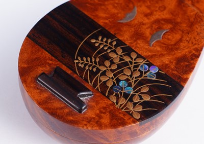 Lot 360 - Three small Japanese lacquer boxes