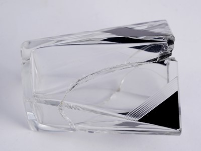 Lot 50 - An Art Deco decanter, glasses and tray