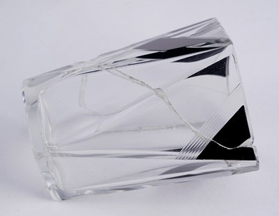 Lot 50 - An Art Deco decanter, glasses and tray